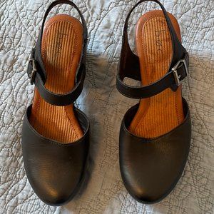 boc clogs with ankle strap